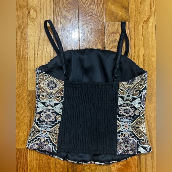 Free People Brocade Corset Cami - Picture 5 of 16